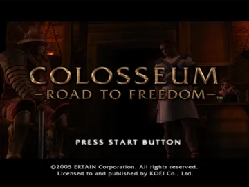 Colosseum - Road to Freedom screen shot title